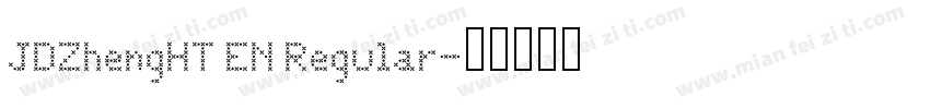 JDZhengHT EN Regular字体转换